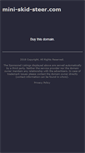 Mobile Screenshot of mini-skid-steer.com